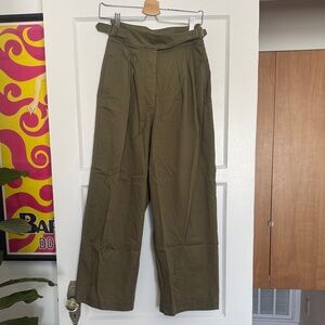 Weekend Max Mara Olive Green Trousers